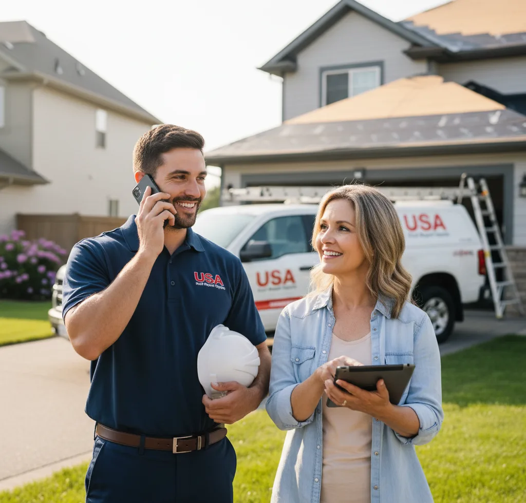 USA Roof Repair Experts customer support in Great Bend